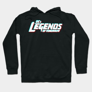 Legends of Tomorrow Logo - Glitch White Hoodie